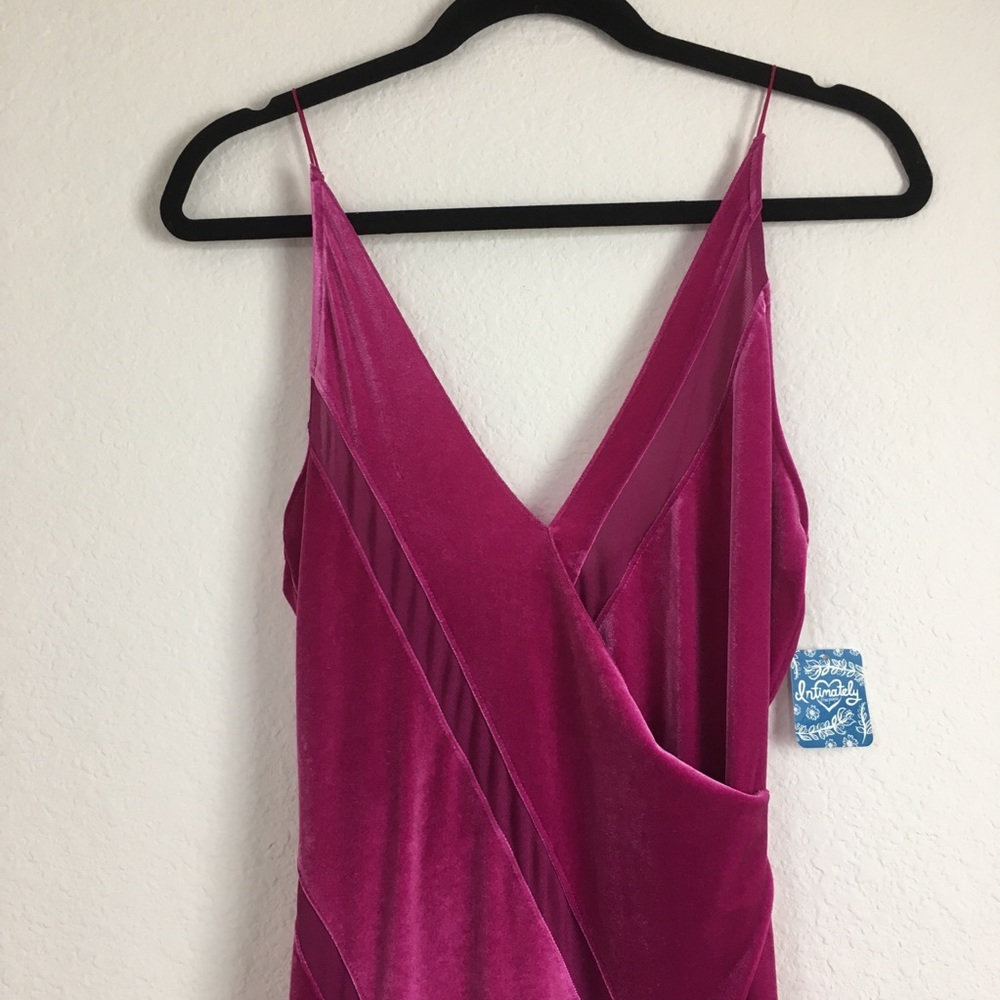 Free People Spliced Velvet Maxi Dress - Picture 6 of 8